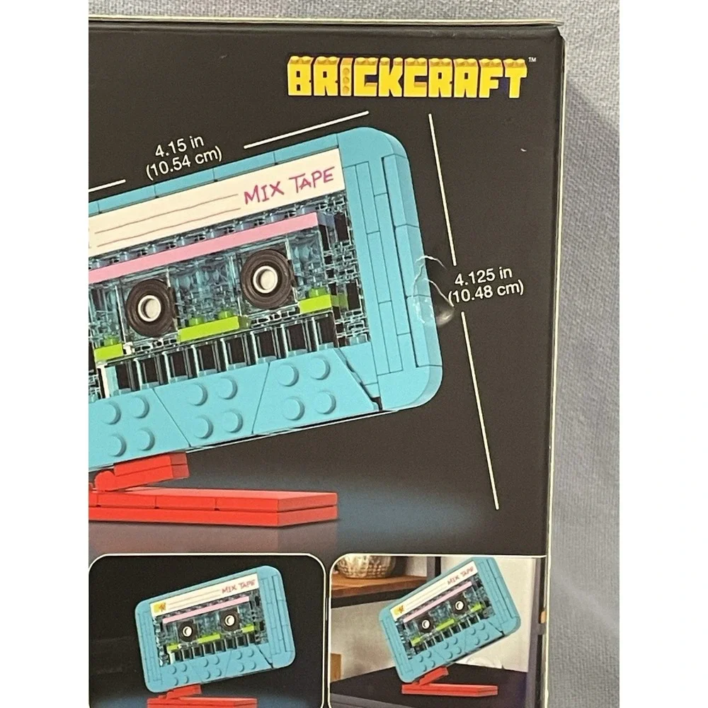 NEW Set MTV Brick Building Sets Boom Box 94 PCS & Cassette 80 PCS By Brickcraft
